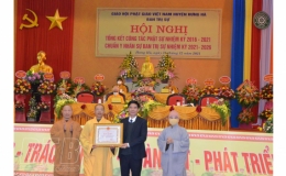 Ban Trị sự Giáo hội Phật giáo Việt Nam huyện Hưng Hà: Chuẩn y nhân sự nhiệm kỳ 2021 – 2026