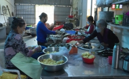 Bánh gai Tân Hòa vào vụ tết