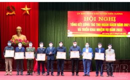 Kiến Xương: Thu ngân sách năm 2021 đạt 222% dự toán