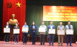Kiến Xương: Tổng kết ngành nông nghiệp năm 2021