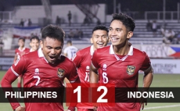 ĐT Philippines 1-2 ĐT Indonesia