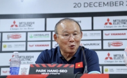 LV Park Hang-seo cảm ơn các cầu thủ vì sự nỗ lực
