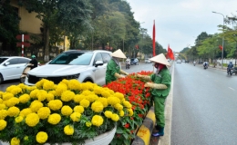 Thành phố: Làm đẹp đô thị đón chào xuân mới