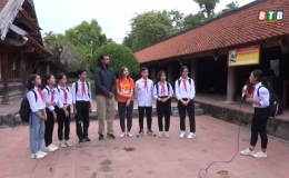 Trường THCS Vũ Hội xây dựng môi trường học và sử dụng ngoại ngữ