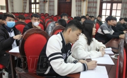 Vũ Thư: Gần 150 thanh niên ưu tú chuẩn bị lên đường nhập ngũ được bồi dưỡng nhận thức về Đảng