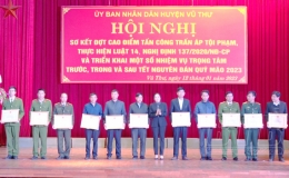 Vũ Thư: Triển khai các nhiệm vụ trọng tâm dịp trước, trong và sau tết Nguyên đán Quý Mão 2023