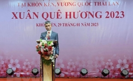 Xuân Quý Mão: Hân hoan không khí đón Tết quê hương tại Khon Kaen