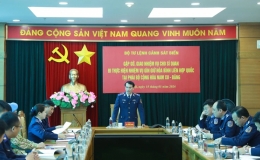 Gặp mặt, giao nhiệm vụ cho sĩ quan tham gia sứ mệnh gìn giữ hòa bình Liên hợp quốc