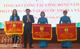Liên đoàn Lao động huyện Quỳnh Phụ: Phấn đấu kết nạp 1.500 đoàn viên công đoàn năm 2024