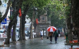 Miền Bắc mưa phùn kèm sương mù