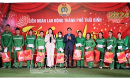 Tết sum vầy hướng về người lao động