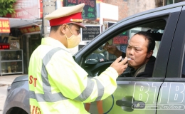 Tiền Hải: Bảo đảm an toàn giao thông dịp tết