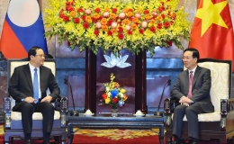 Việt Nam-Lào không ngừng thúc đẩy hợp tác trên các lĩnh vực