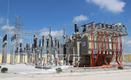 Công ty Điện lực Thái Bình: Lắp đặt máy biến áp T2 110kV thành phố 2