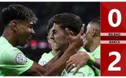 Kết quả bàn thắng Bilbao vs Barca: 0-2 (Bán kết Siêu cúp Tây Ban Nha 2024/25)
