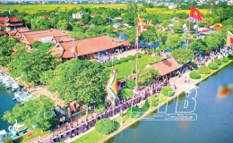 Lễ hội chùa Keo: Không gian văn hóa đặc sắc đầu xuân