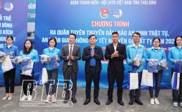 Ra quân tuyên truyền bảo đảm an ninh trật tự, an toàn giao thông