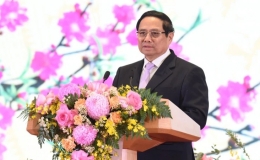 Thủ tướng Phạm Minh Chính và Phu nhân chủ trì chiêu đãi Đoàn Ngoại giao nhân dịp Tết cổ truyền Ất Tỵ