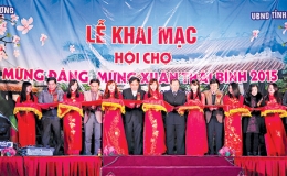 Khai mạc hội chợ mừng Đảng - mừng xuân năm 2015