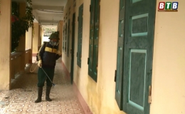 Ngành Giáo dục huyện Đông Hưng: Chủ động phòng, chống dịch bệnh viêm đường hô hấp cấp do nCoV gây ra