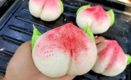 Cách làm bánh bao đào tiên cho mâm cúng lấy lộc ngày vía Thần Tài