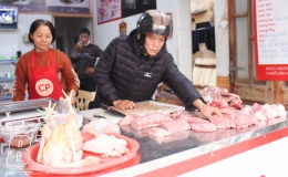 Giá thịt lợn bình ổn những ngày giáp tết