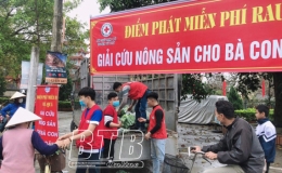 Hội Chữ thập đỏ huyện Vũ Thư hỗ trợ tiêu thụ nông sản cho người dân Hải Dương