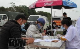Quỳnh Phụ quyết liệt phòng, chống dịch Covid-19