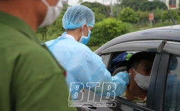 Quỳnh Phụ: Triển khai các biện pháp khẩn cấp phòng, chống dịch Covid-19