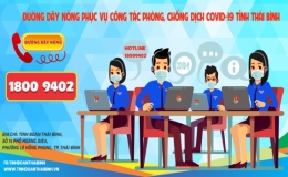 Thái Bình: Tiếp tục nhận thông tin phản ánh công tác phòng, chống dịch Covid-19 qua đường dây nóng 18009402