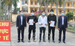 Vũ Thư: 3 công dân hoàn thành cách ly y tế tập trung
