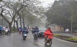 Bắc Bộ mưa nhỏ vào sáng và đêm, trời rét đậm, rét hại
