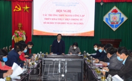 Hội nghị các trường THPT ngoài công lập triển khai thực hiện Thông tư 40 của Bộ Giáo dục và Đào tạo