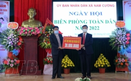 Ngày hội biên phòng toàn dân tại xã Nam Cường
