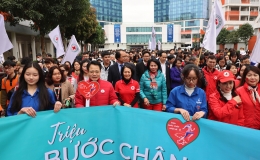 Chiến dịch “Triệu bước chân nhân ái”: Trao nhận yêu thương
