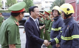 Chủ tịch nước Võ Văn Thưởng thăm, chúc Tết tại Thành phố Hồ Chí Minh