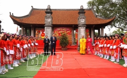 Chương trình khai bút đầu xuân Giáp Thìn tại lễ hội chùa Keo