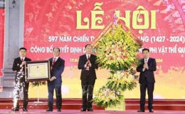 Công bố Lễ hội Xương Giang là Di sản văn hóa phi vật thể quốc gia