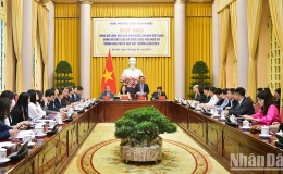 Công bố Lệnh của Chủ tịch nước về Luật Đất đai (sửa đổi) và Luật Các tổ chức tín dụng (sửa đổi)