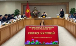 Hoàn thành sắp xếp đơn vị hành chính giai đoạn 2023-2025 trước tháng 10/2024