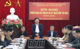 Ký giao ước thi đua Khối các cơ quan Đảng năm 2024