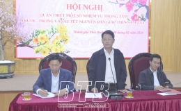Thành phố: Quán triệt một số nhiệm vụ trọng tâm trước, trong và sau tết Nguyên đán Giáp Thìn 2024