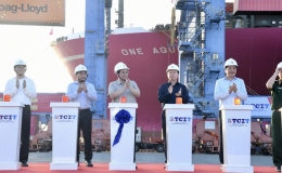 Thủ tướng Phạm Minh Chính dự phát lệnh làm hàng đầu xuân tại Cảng Quốc tế Tân Cảng - Cái Mép