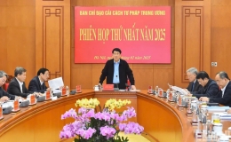Chủ tịch nước Lương Cường chủ trì họp Ban chỉ đạo Cải cách tư pháp Trung ương