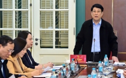 Chủ tịch nước Lương Cường làm việc với Văn phòng Chủ tịch nước về công tác tư pháp