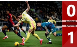 Kết quả bàn thắng Cagliari vs Juventus: 0-1 (Vòng 26 Serie A 2024/25)