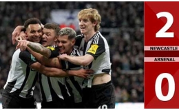 Kết quả bàn thắng Newcastle vs Arsenal: 2-0 (Bán kết lượt về Cúp Liên đoàn Anh 2024/25)