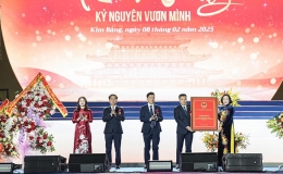 Phó Chủ tịch Quốc hội Nguyễn Thị Thanh dự lễ công bố quyết định thành lập thị xã Kim Bảng