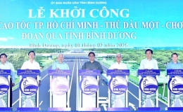 Thủ tướng Phạm Minh Chính dự khởi công Dự án cao tốc Thành phố Hồ Chí Minh-Thủ Dầu Một-Chơn Thành