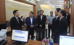 Khai trương bộ phận tiếp nhận, giải quyết dịch vụ điện tại Trung tâm hành chính công tỉnh